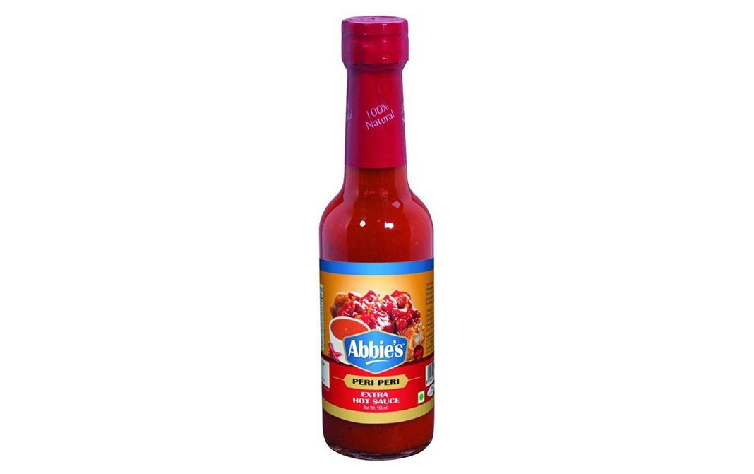 Abbie's Peri Peri Extra Hot Sauce    Bottle  155 millilitre